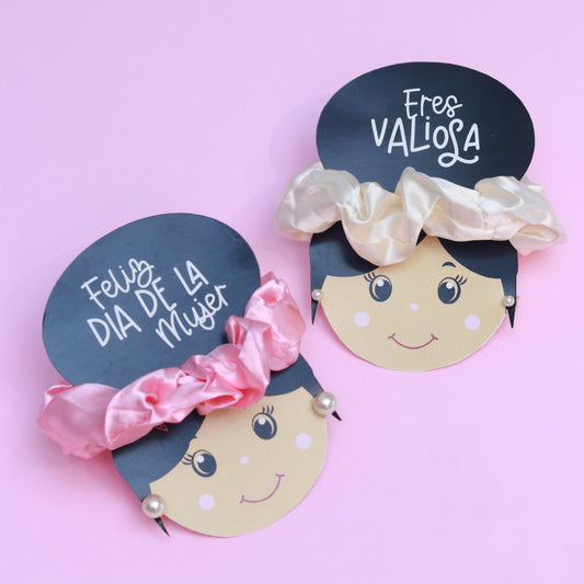 Scrunchie/ Aretes Perla